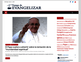 tiempodeevangelizar.org screenshot