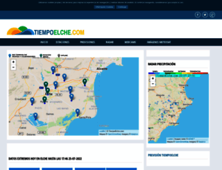tiempoelche.com screenshot
