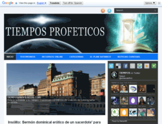 tiemposprofeticos.com screenshot
