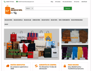 tienda-bolsasdepapel.com screenshot