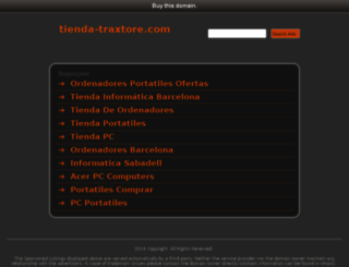 tienda-traxtore.com screenshot