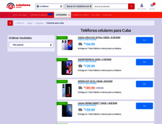 tienda.cuballama.com screenshot