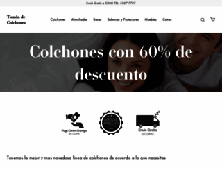 tiendadecolchones.com.mx screenshot
