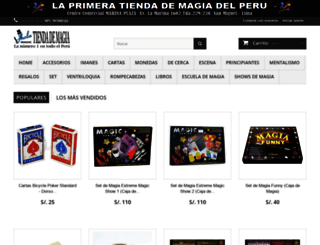 tiendademagia.com.pe screenshot