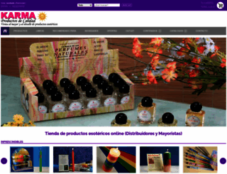 tiendaesotericakarma.com screenshot
