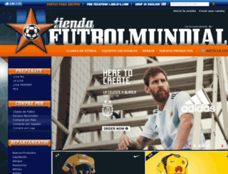 tiendafutbolmundial.com screenshot