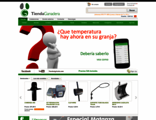 tiendaganadera.com screenshot