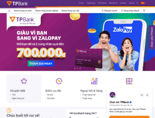 tienphongbank.com screenshot