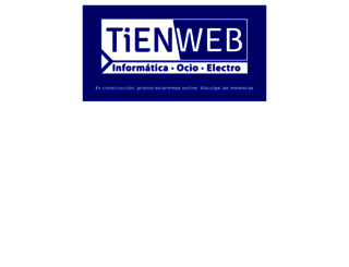 tienweb.es screenshot