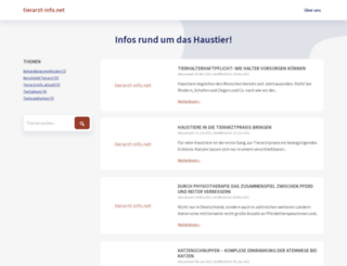 tierarzt-info.net screenshot