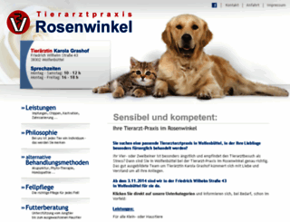 tierarztpraxis-rosenwinkel.de screenshot