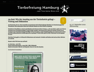 tierbefreiung-hamburg.org screenshot