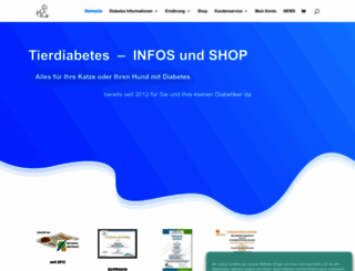 tierdiabetes-shop.de screenshot