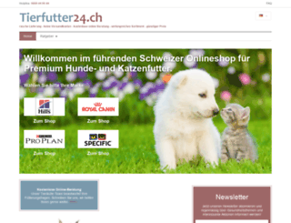 tierfutter24.ch screenshot