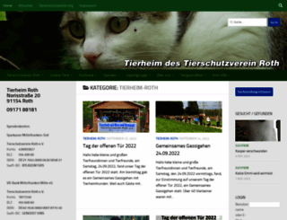 tierheim-roth.de screenshot