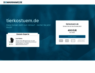 tierkostuem.de screenshot