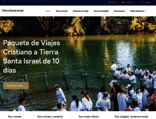 tierrasantaisrael.com screenshot