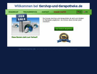 tiershop-und-tierapotheke.de screenshot