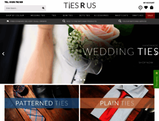 tiesrus.co.uk screenshot