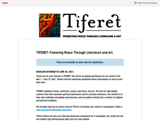 tiferet.submittable.com screenshot
