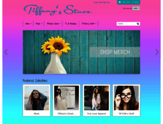 tiffany-alvords-store.myshopify.com screenshot