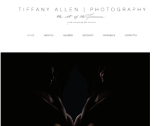 tiffanyallenphotography.com screenshot
