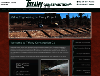 tiffanyconstructionco.com screenshot