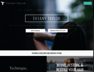 tiffanytaylorhair.com screenshot