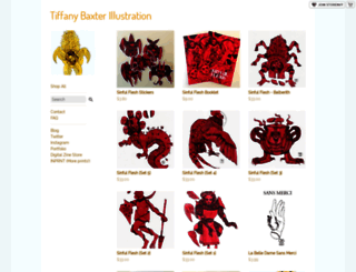tiffbaxter.storenvy.com screenshot