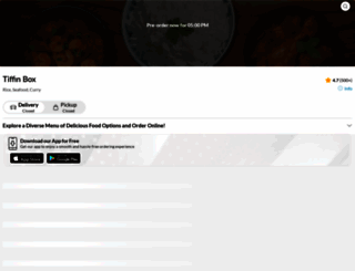 tiffinboxn16.co.uk screenshot