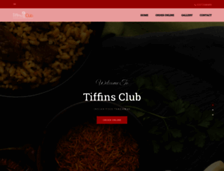 tiffinsclub.co.uk screenshot