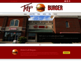 tiffsburger.com screenshot