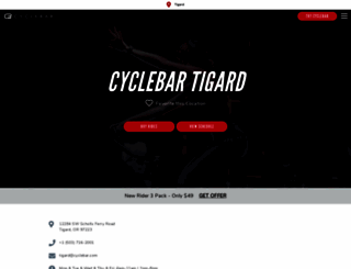 tigard.cyclebar.com screenshot