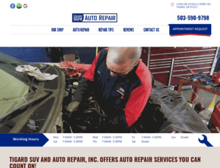 tigardsuv.com screenshot