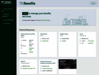 tigbenefits.com screenshot