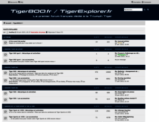 tiger800.fr screenshot