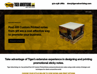tigeradvertising.com screenshot