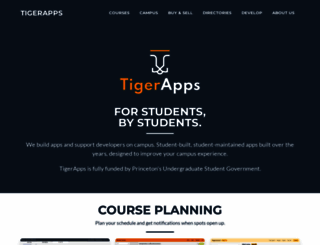 tigerapps.org screenshot