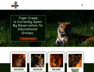 tigercreek.org screenshot