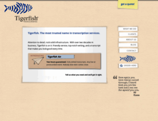 tigerfish.com screenshot