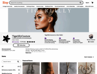 tigerlillyjewelry.com screenshot