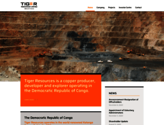 tigerresources.com.au screenshot