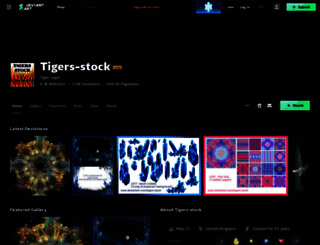 tigers-stock.deviantart.com screenshot