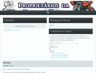 tigersmotoclube.com.br screenshot