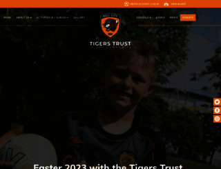 tigerstrust.co.uk screenshot