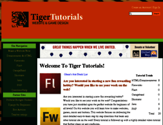 tigertutorials.com screenshot