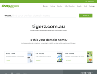 tigerz.com.au screenshot