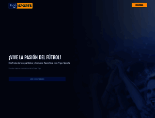 tigosports.com.bo screenshot