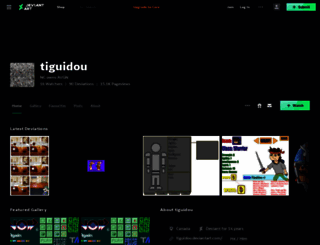 tiguidou.deviantart.com screenshot