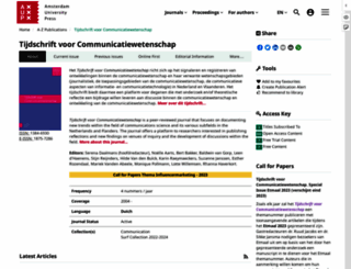 tijdschriftvoorcommunicatiewetenschap.nl screenshot